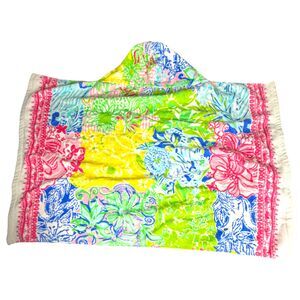 Lilly Pulitzer Pottery Barn Kids Cheek to Cheek Baby Beach Hooded Tower UPF 50+
